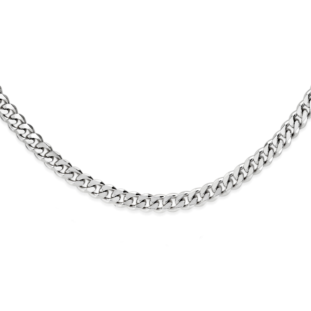 Sterling silver curb link chain