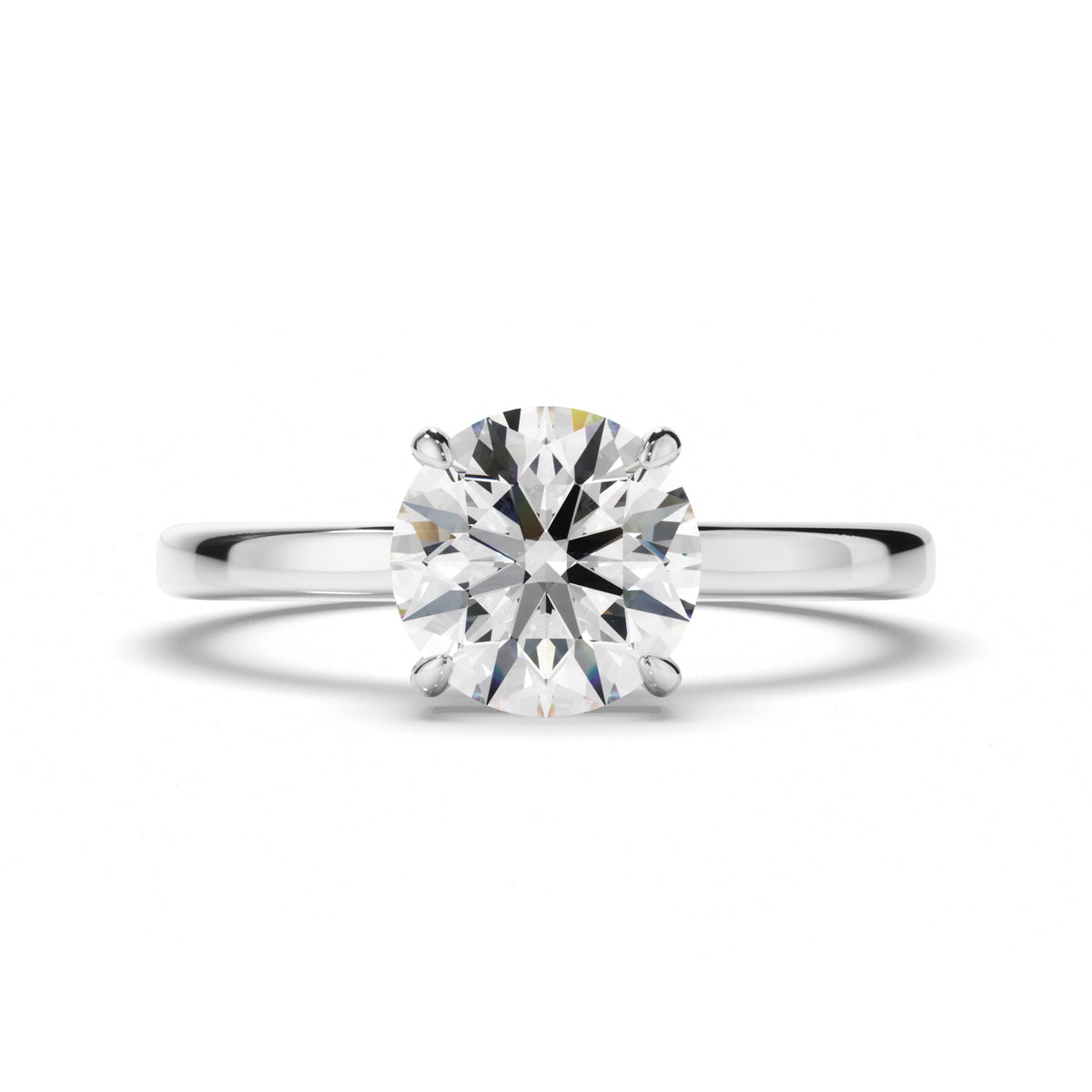 Round Brilliant Cut Diamond Engagement Ring