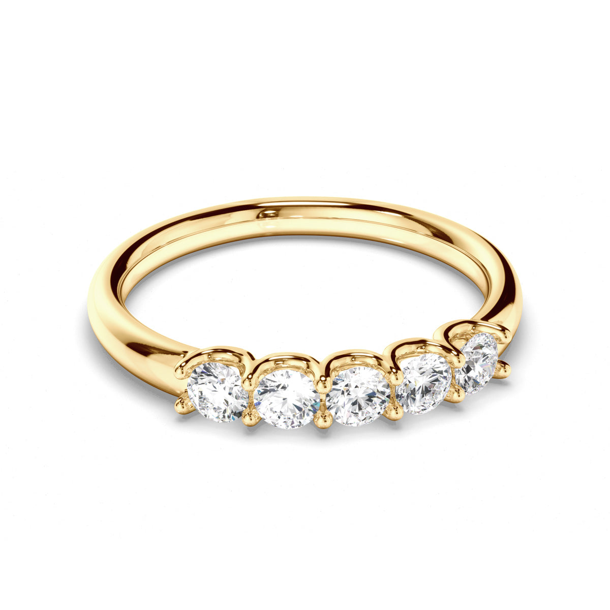 Round Brilliant Cut Diamond Anniversary Ring