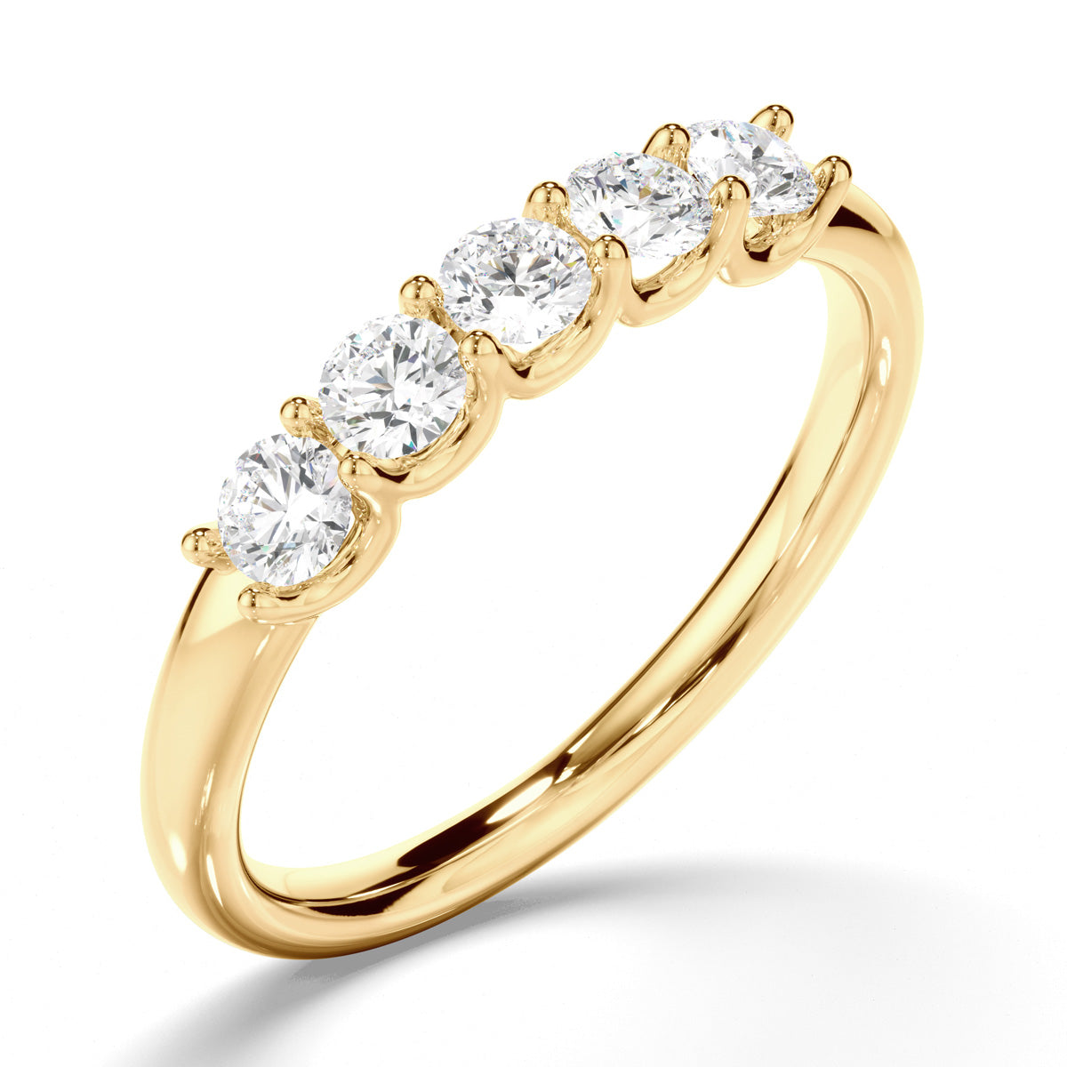 Round Brilliant Cut Diamond Anniversary Ring