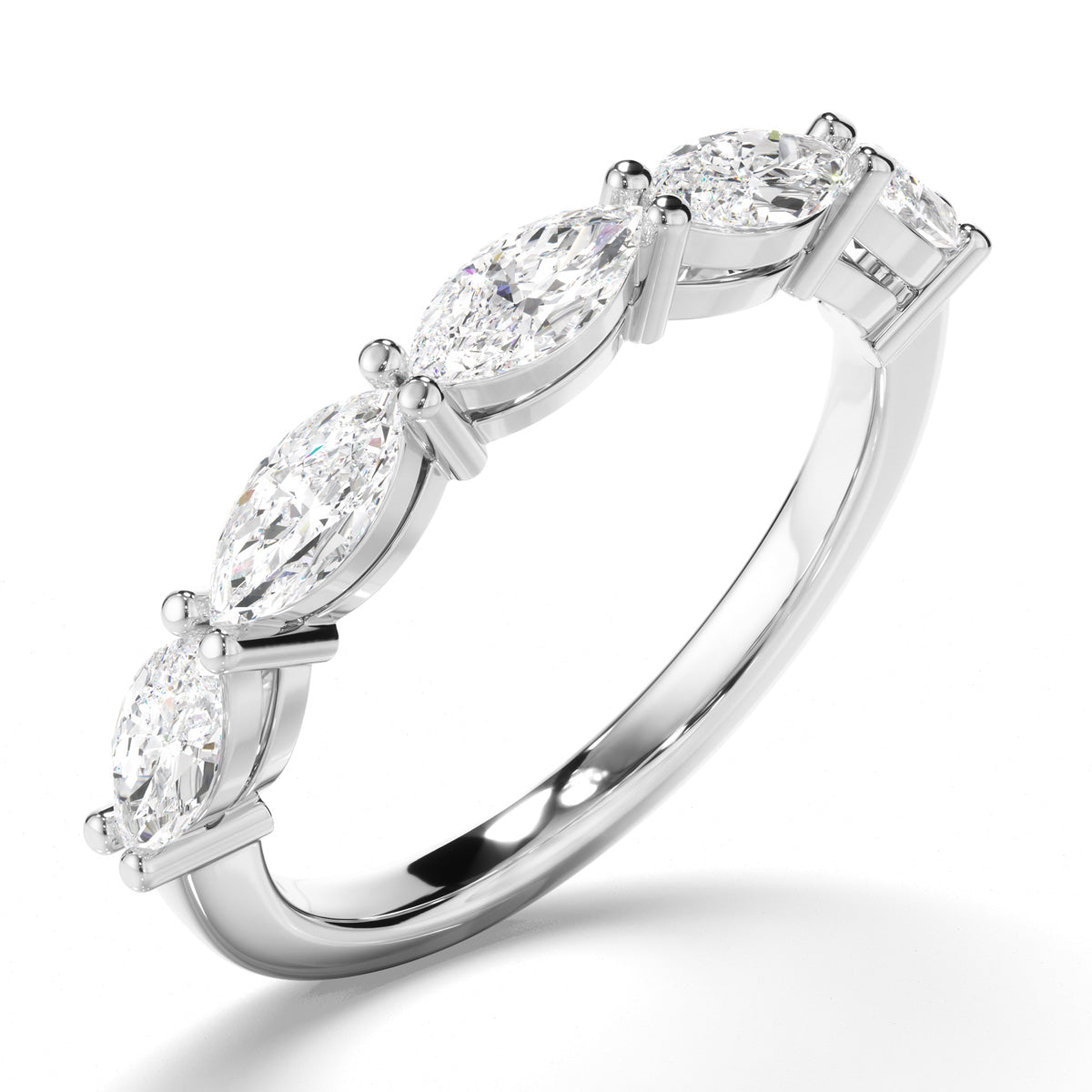 Marquise Cut Diamond Anniversary Ring