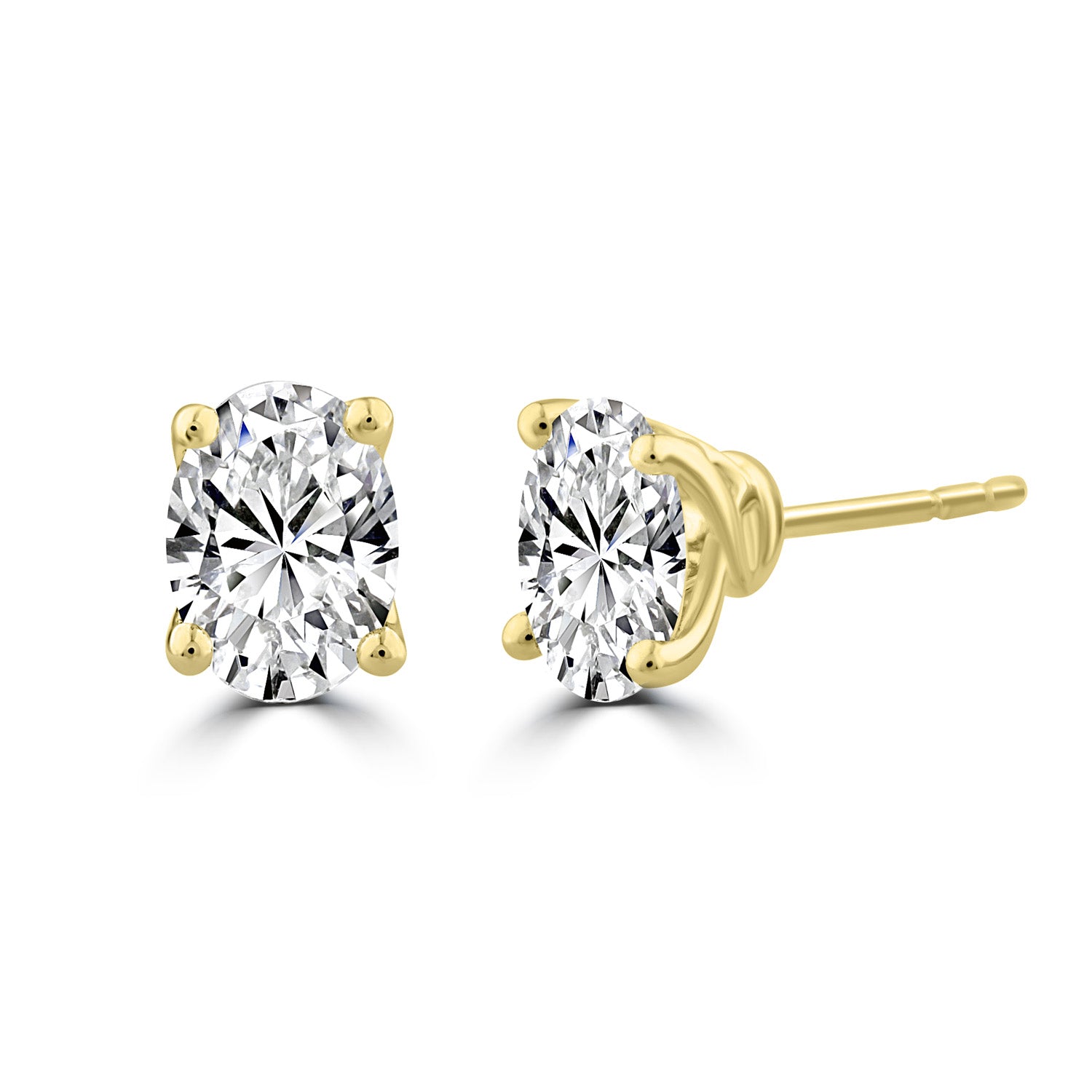 1.40ct Lab Grown Diamond Earrings in 18ct Yellow Gold