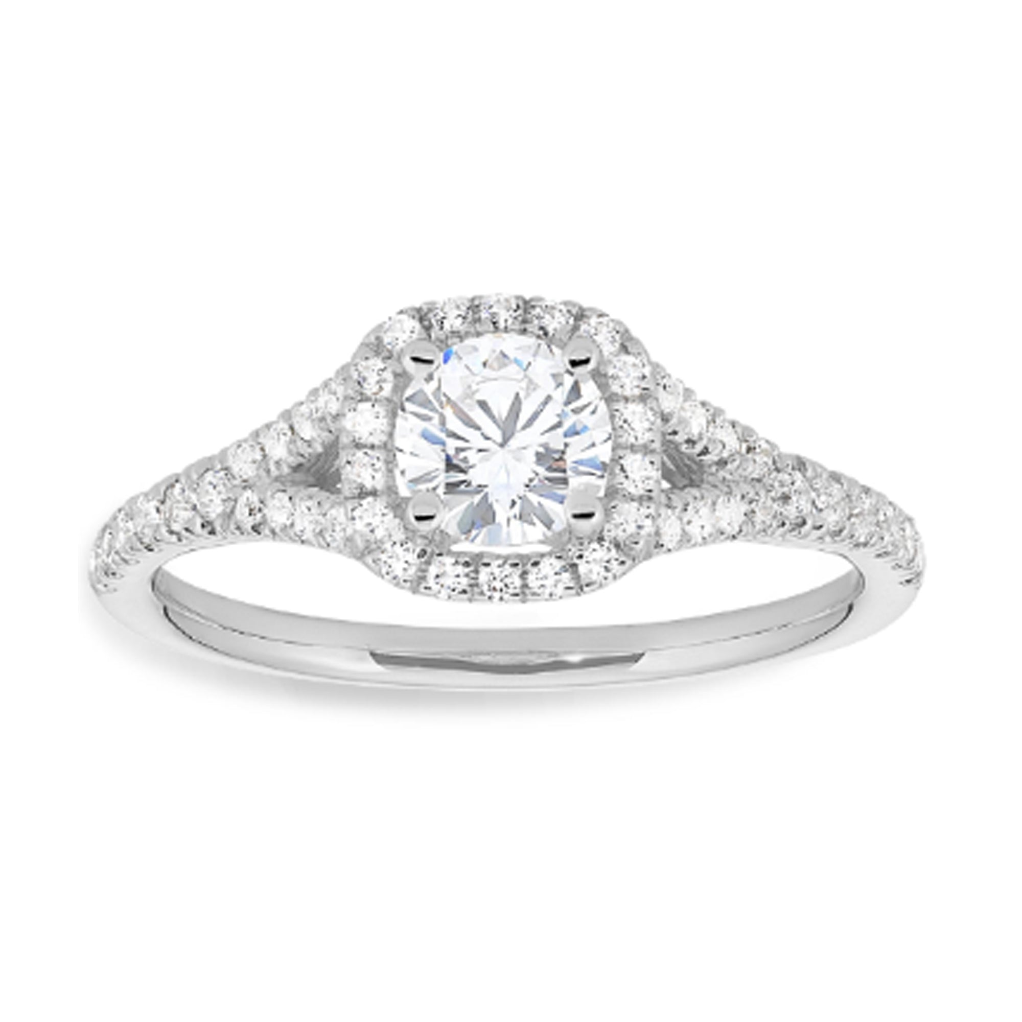 18ct White Gold 0.75ct Diamond Engagement Ring