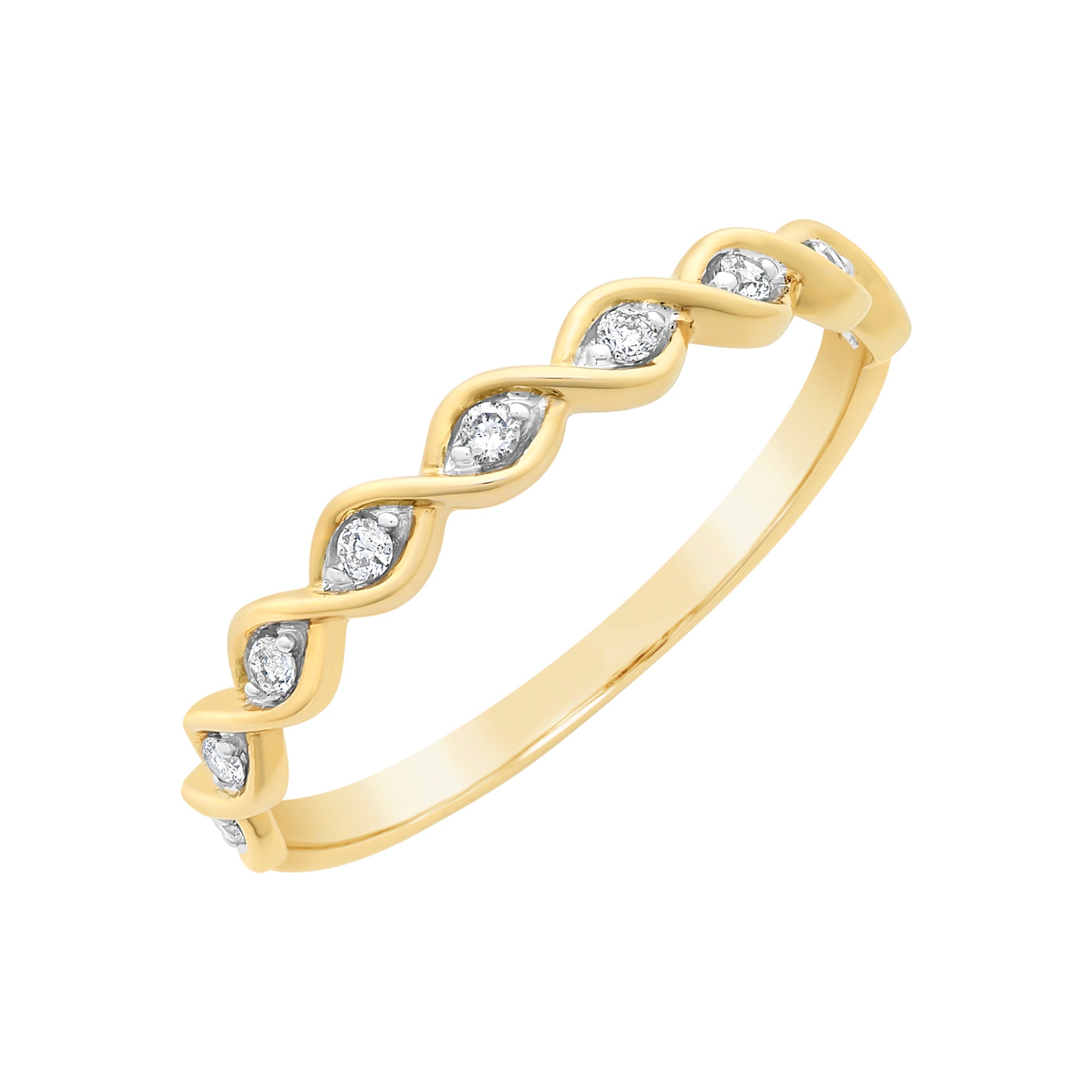 9ct Gold 0.09ct Diamond Ring