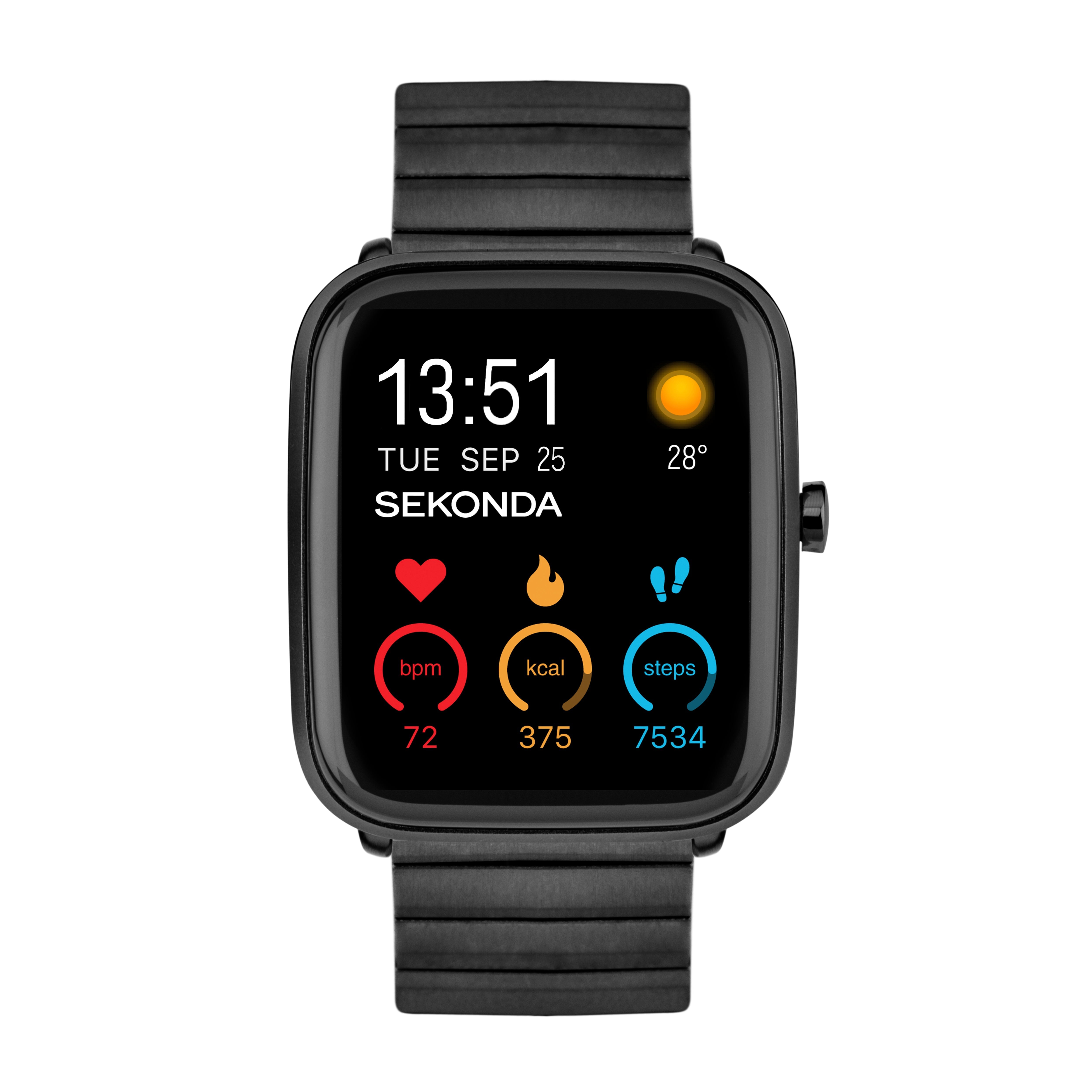 Sekonda Smart Motion+ LCD Black Watch - SK30223