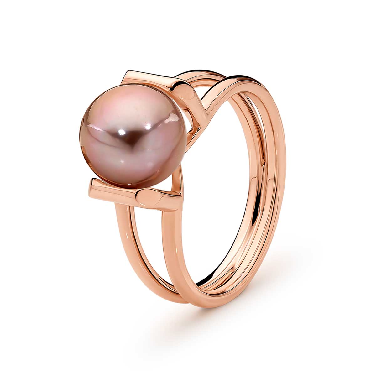 Natural Pink Edison Ring